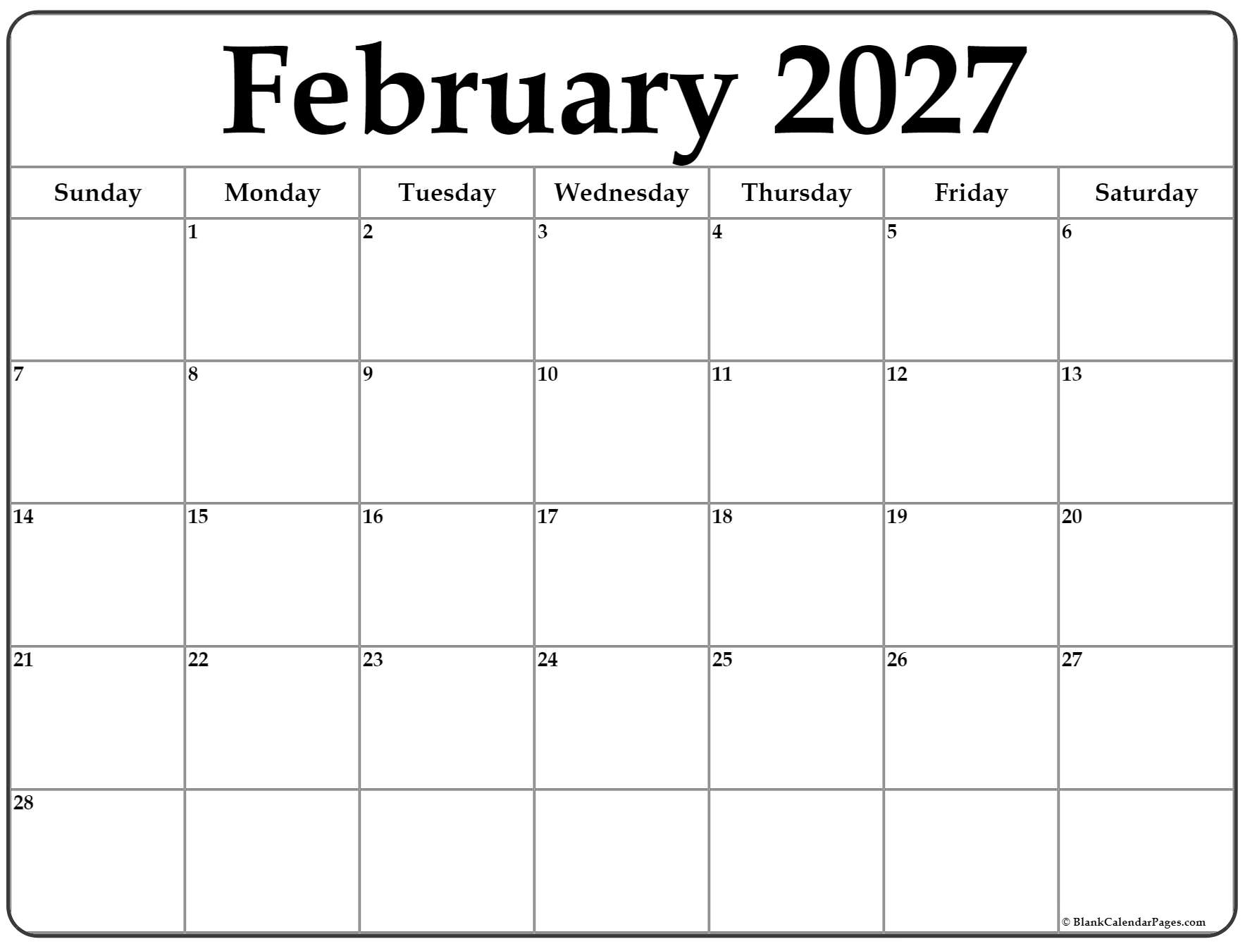 February 2027 Calendar Free: Your Ultimate Guide to Planning Ahead