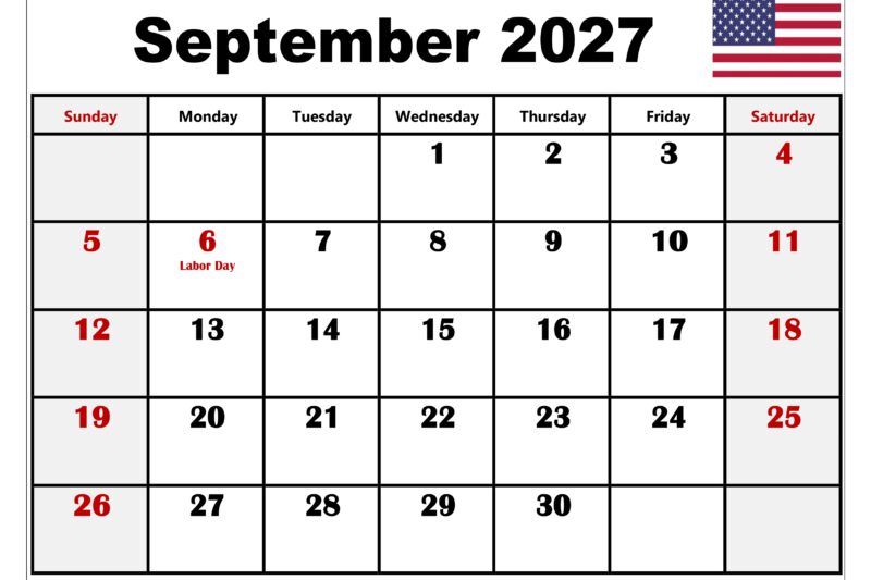 September 2027 Holiday Calendar: Your Ultimate Guide to Planning