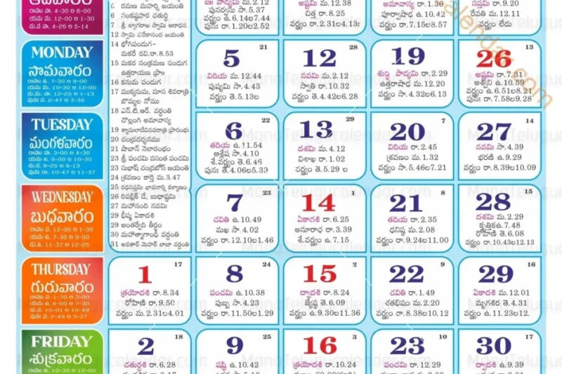 Unlocking the Telugu Calendar 2027 PDF: Your Ultimate Guide