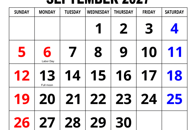 September 2027 Calendar Images: Your Ultimate Guide to Planning and Inspiration
